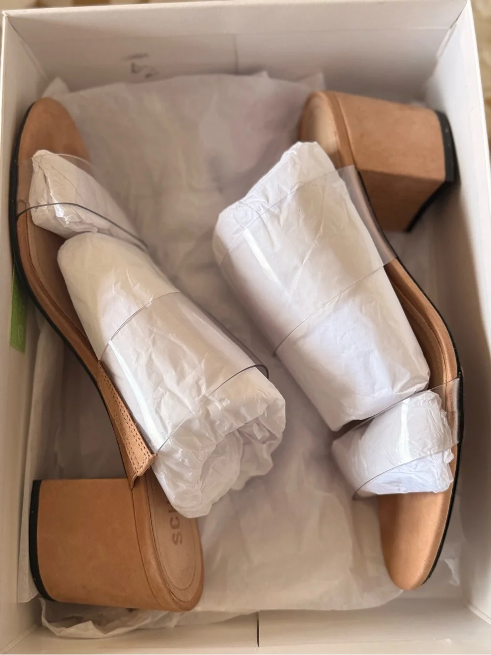 SCHUTZ Victorie Sandals in Honey Beige
